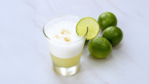 Pisco Sour peruano preparado en Thermomix